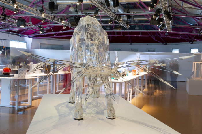 Artworks from the 2019 British Glass Biennale on display