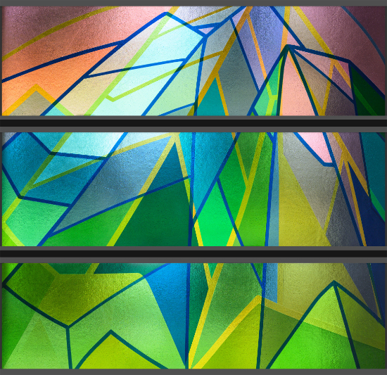 ‘Montane’ photo composite of one of the 13 works in ‘Cascadia’.