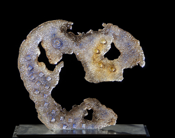 This sand-cast piece is like an unborn child with its own unique characteristics.