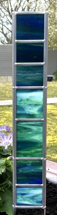 Sunrise over restless waters